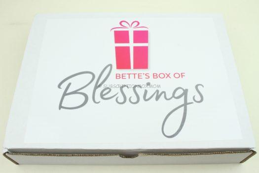 Bette's Box of Blessings September 2019 Review
