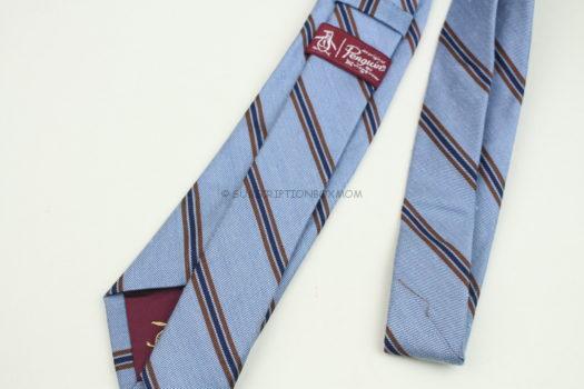 Original Penguin Blue & Brown Striped Tie