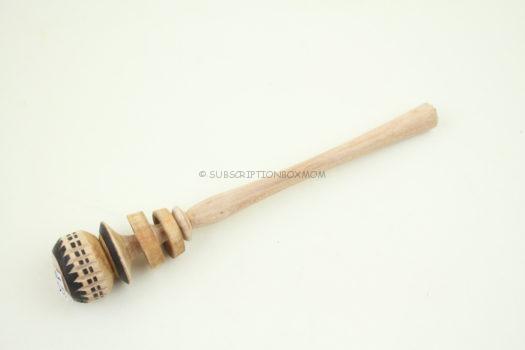 Hand-Carved Oaxacan Wooden Milk Frother,