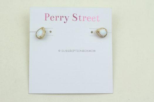 Perry Street Elle Studs in Gold and Opal