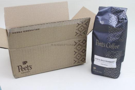 Peet's Coffee Small Batch Subscription October 2019 Review 