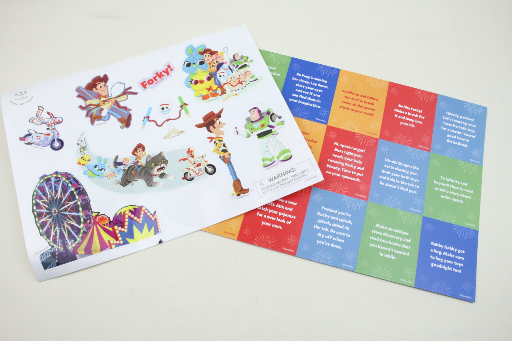 Stickers and Activity Cards