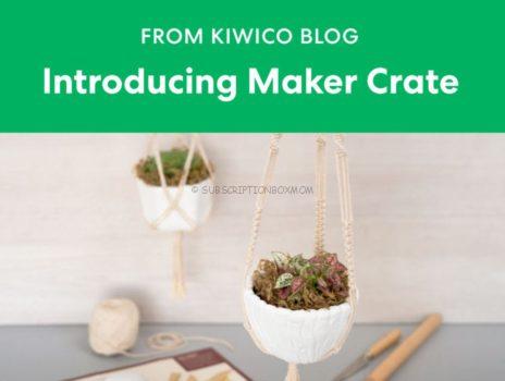 NEW Maker Crate from KiwiCo