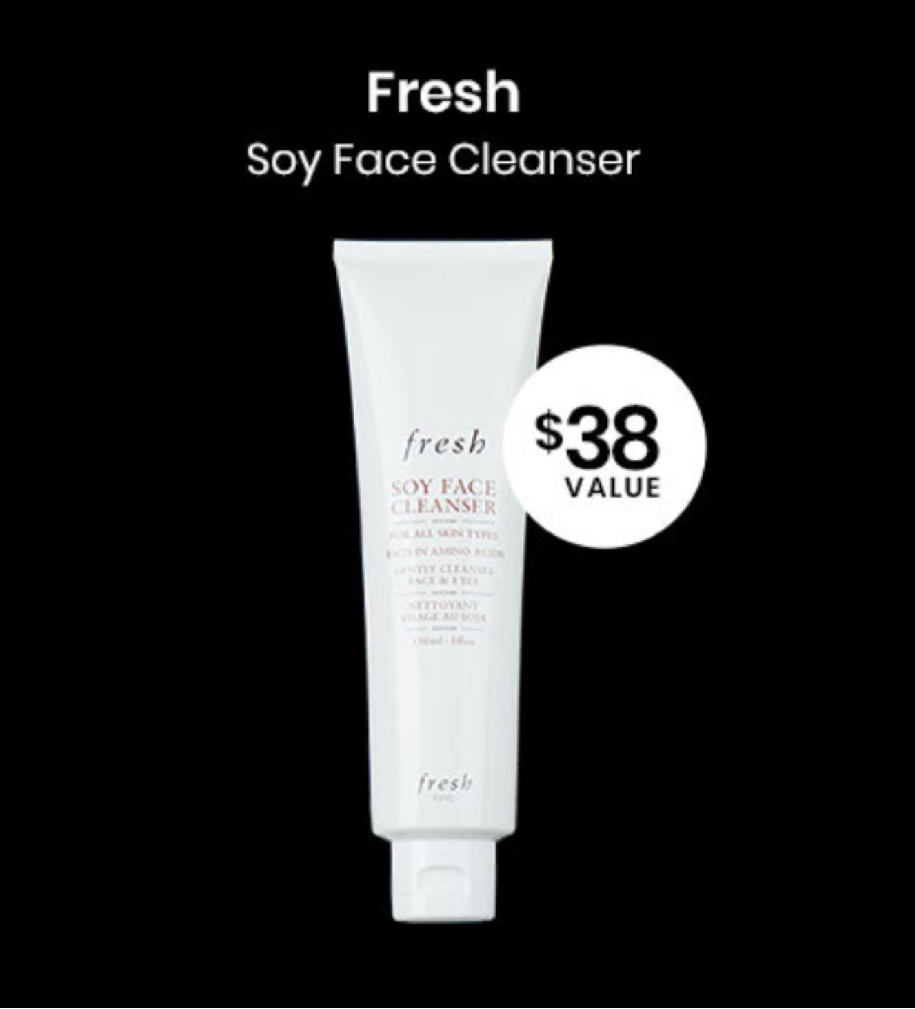 Fresh Soy Face Cleanser