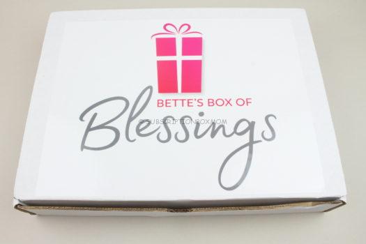 Bette's Box of Blessings December 2019 Review