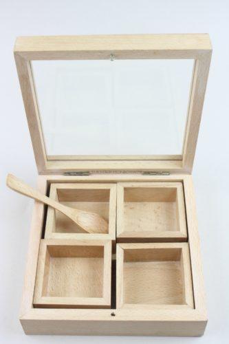  Small Spice Box with Spoon