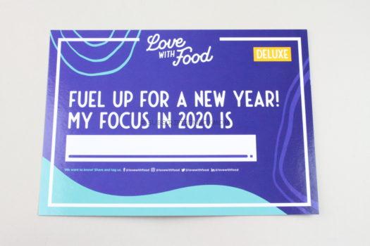 Fuel Up For A New Year My Focus In 2020 Is