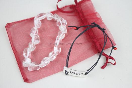 Clear Quartz Tumbled Bracelet 