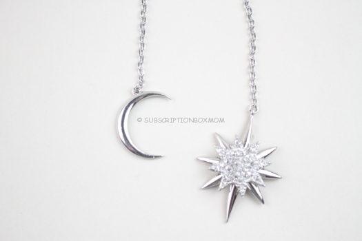 Moon and Star Lariat Necklace 
