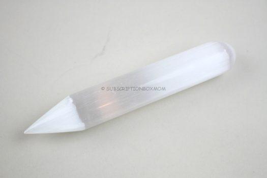 White Selenite Message Wand