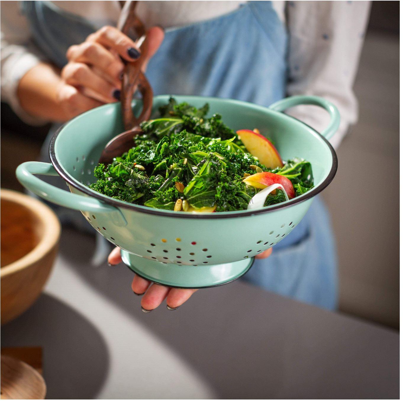 Large Enamel Colander