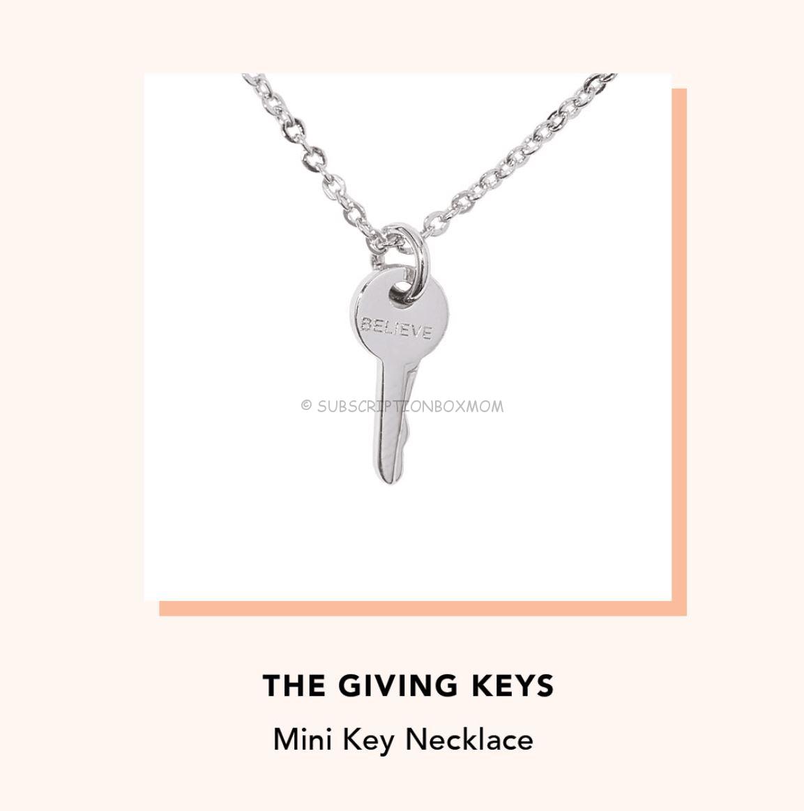 The Giving Keys Mini Key Necklace 