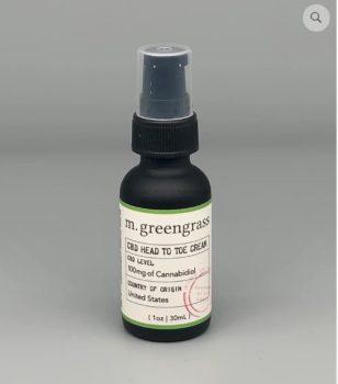 M Greengrass CBD Head to Toe Cream