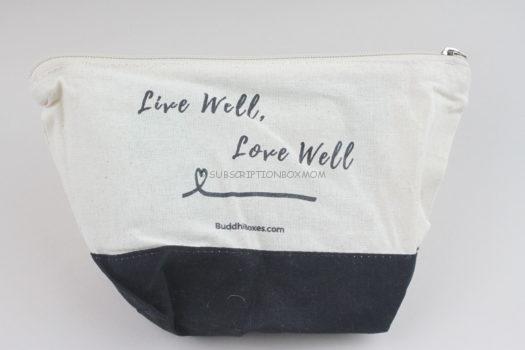 Live Well Love Well Cosmetic Bag