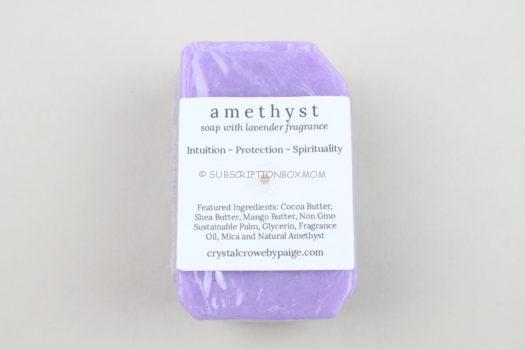 Crystal Crowe Amethyst Crystal Glycerine Soap