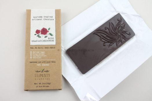 Elements Trufffles Ayuvedic Rose Cardamom Candy Bar