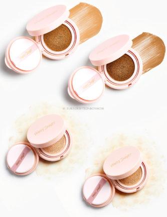 HONEY JARRET Clean Cover Cushion Foundation in Tan Cocoa, Light Vanilla, Light Ivory, or Golden Honey