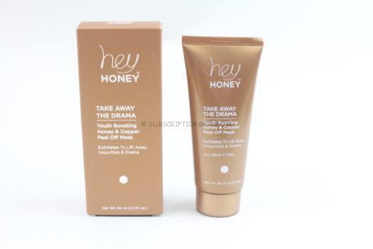 Hey Honey Take Away The Drama Youth Boosting Honey and Copper Peel Off Mask 
