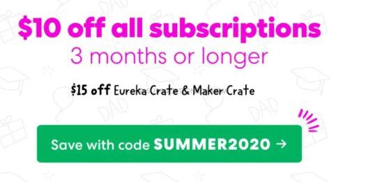 KiwiCo June 2020 Coupons