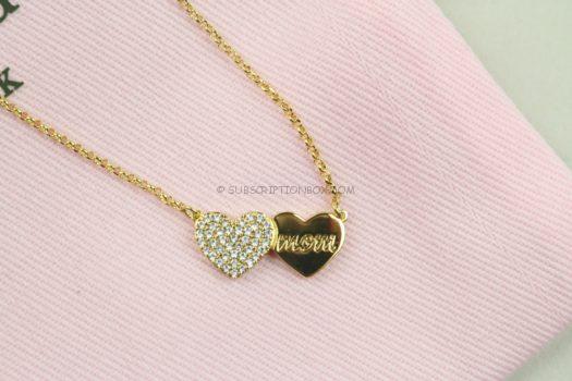 Kate Spade Pave Mom Heart Pendant 