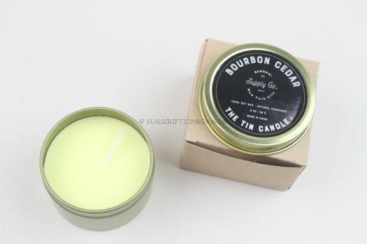 Bennkai Supply Co Bourbon Cedar Tin Candle 