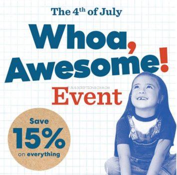 4th of July KiwiCo Coupons