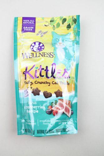 Wellness Kittles Grain-Free Tuna and Cranberries Recipe Crunchy Cat Treats 