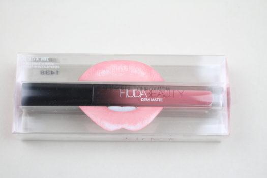 Huda Beauty Demi Matte Cream Liquid Lipstick in Bonnie