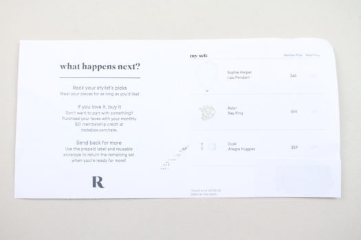 August 2020 RocksBox Review