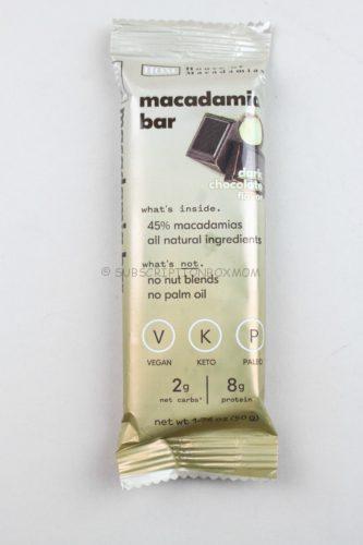 Macadamia Bar - Dark Chocolate Flavor
