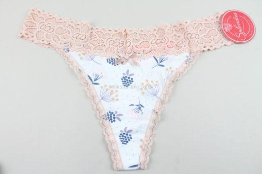 Floral Lace Thong 