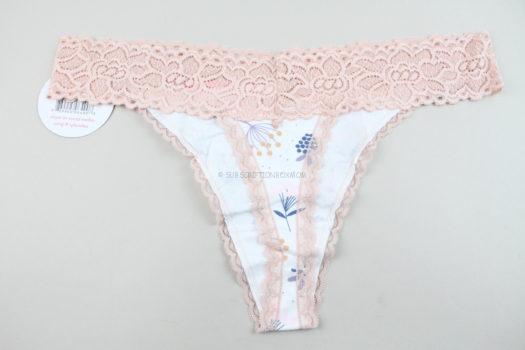 Floral Lace Thong 