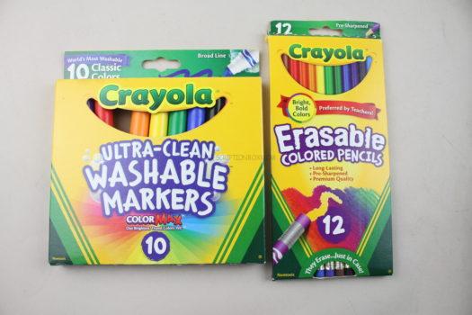 Crayola Washable Markers and Erasable Colored Pencils 
