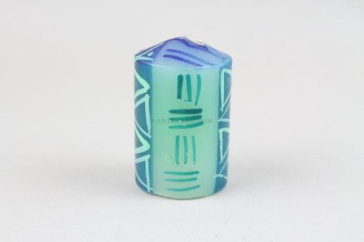 Painted Votive Candle - Blue/Green - Assorted from South Africa 