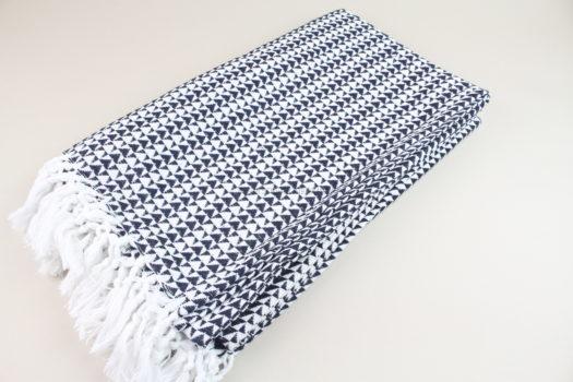 Woven Cotton Throw from India 