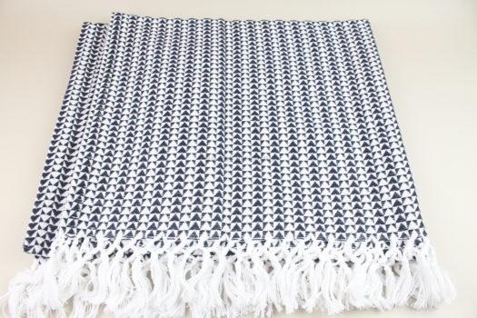 Woven Cotton Throw from India 