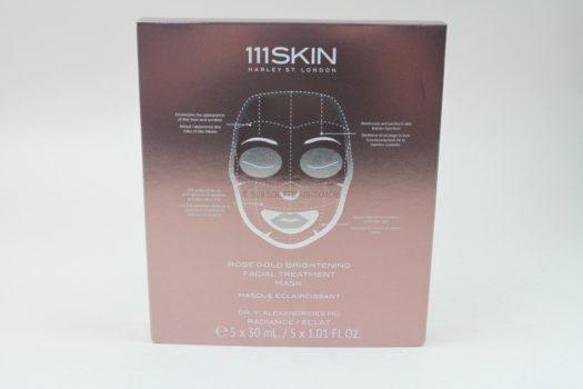 111 Skin Rose Gold Brightening Facial Treatment Mask - 5 Pack