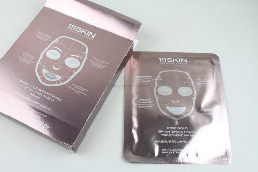 111 Skin Rose Gold Brightening Facial Treatment Mask - 5 Pack