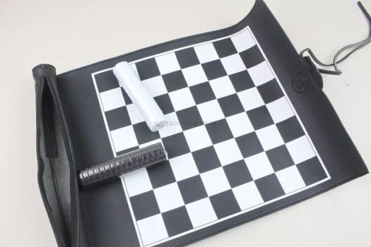 Gents Essentials Roll Up Checkers & Chess Game 