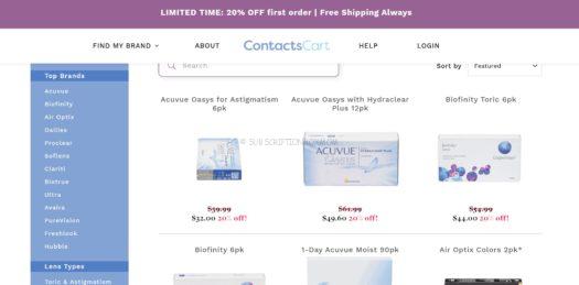 Contacts Cart Contact Subscription Review 