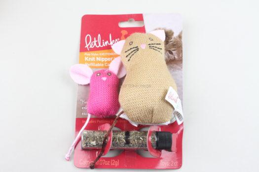 Petlinks Knit Nipper Cat & Mouse Refillable Catnip Set 