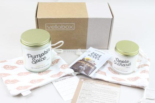 Vellabox October 2020 Candle Subscription Box Review
