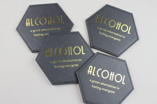 Alcohol is a Great Alternative Coasters by Fun Club 