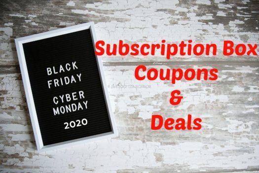 Black Friday 2020 Subscription Box Coupons