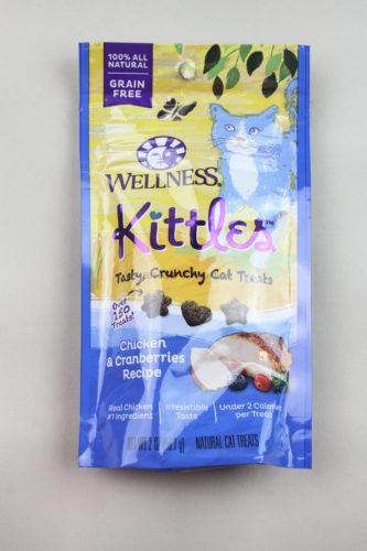 Wellness Kittles Grain-Free Chicken and Cranberries Recipe Crunchy Cat Treats