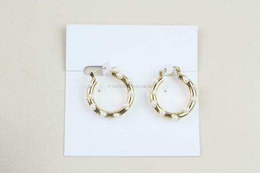 Lili Claspe Poppy Pearl Hoops Member 