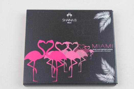 SHAINA B MIAMI Mini Miami Blush and Highlight Palette