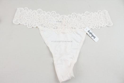 Creme Lace Thong 