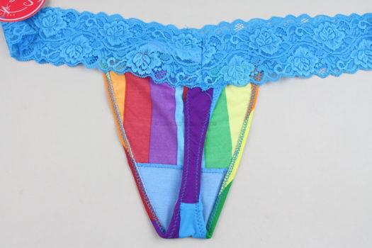 Rainbow Lace Thong