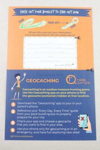 Information Card/Geocaching